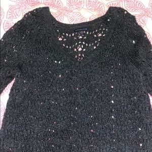 AE Dark Grey V Neck Sweater